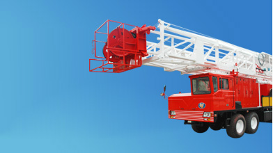 Truck-mounted drilling rig