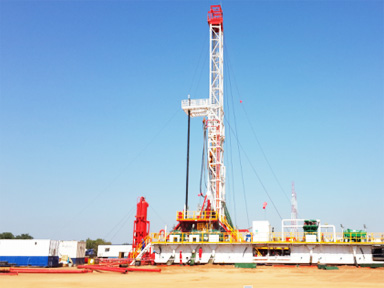 Chad 1200HP quick carrying drilling rig rental and maintenance services of CNPC GREATWALL COMPANY 